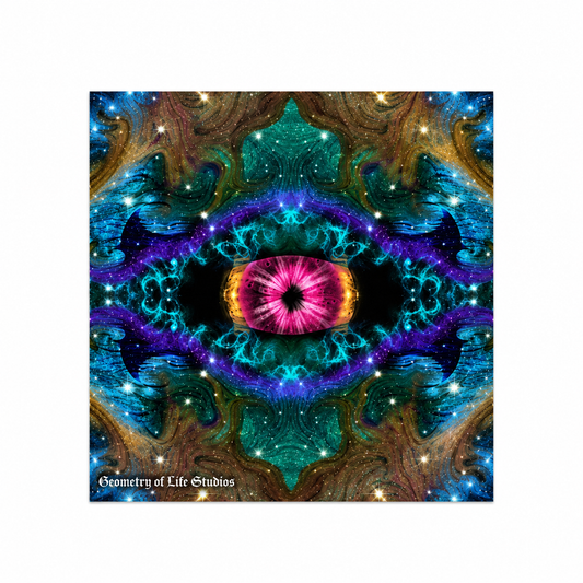 Cosmic Iris - Canvas  (10″×10″)