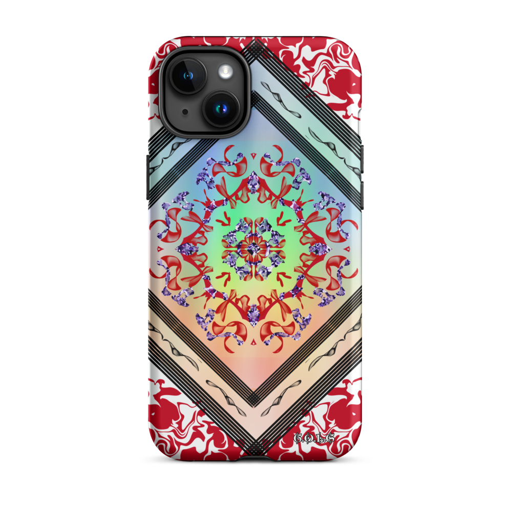 Crimson Fractal - Tough Case for iPhone