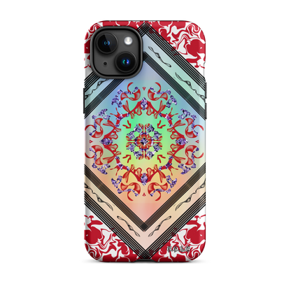 Crimson Fractal - Tough Case for iPhone